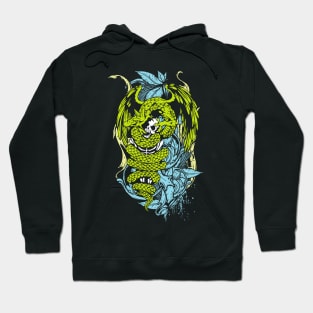 Snake Dragon (colored) Hoodie